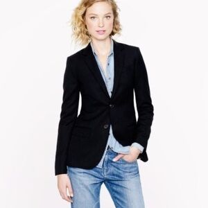 J. Crew Collection Single Breasted Wool Blazer